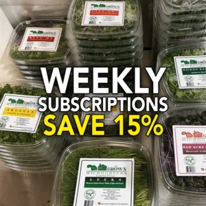 Weekly Microgreens Subscription